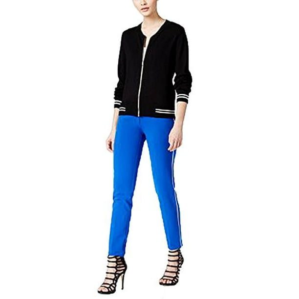 XOXO Juniors Zipper-Pocket Long Vest Black XSmall XOXO Juniors Zipper-Pocket Long Vest Black XSmall